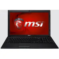 Tehdaskunnostettu MSI GP60 L Pro, Intel i7, 250Gb, 9Gb, GTX850M 2Gb, 15.6" Windows 11, takuu 12kk, Ei akkua BTY-S14
