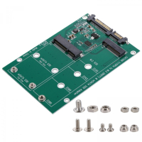 M.2 & mSATA SSD to SATA III 7+15 Pin Adapter