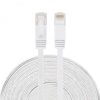 Smartte 3m CAT5e Erittäin ohut, litteä Ethernet Verkko LAN-kaapeli, RJ-45