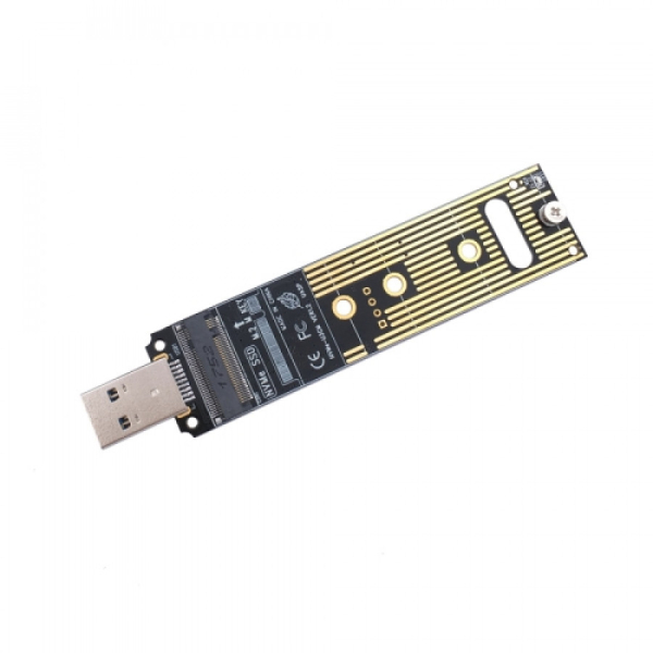 Smartte MSA7780 M.2 NVME PCI-E SSD USB 3.1 Sovitinkortti