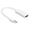 Mini DisplayPort - HDMI naaras adapteri kaapeli (valkoinen)