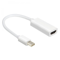 Mini DisplayPort - HDMI naaras adapteri kaapeli (valkoinen)