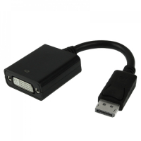 DisplayPort Uros - DVI 24+5 naaras sovitinkaapeli, 20cm