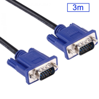 Smartte VGA johto 3m 15pin (uros-uros)