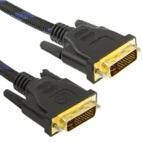 DVI 24+5 Pin uros-uros johto, 1.5m
