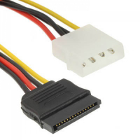 4 Pin Molex -> Serial ATA SATA virtajohto 15cm