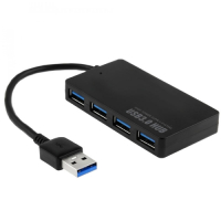 USB 3.0 HUB 4 porttia, 5Gbps, merkkivalo