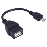 MicroUSB uros - USB A naaras, OTG muunnin -sovitinkaapeli