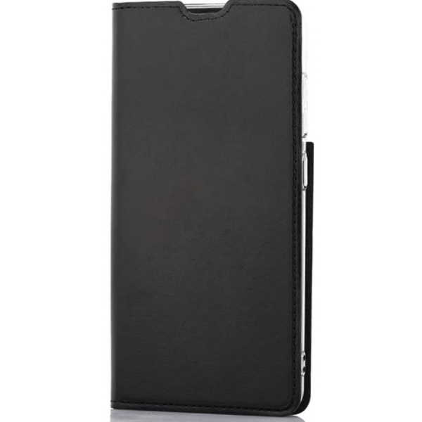 Wave BookCase -suojakotelo, Samsung Galaxy S21 FE 5G, musta