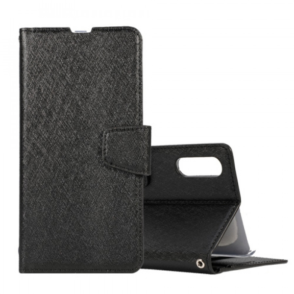 Samsung A70 suojakotelo, 3 korttipaikkaa, ST (musta)