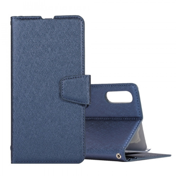 Samsung A70 suojakotelo, 3 korttipaikkaa, ST (tummansininen)