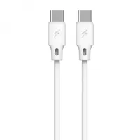 WK 1m 3A USB-C ↔ USB-C johto, Samsung Super fast charging, Oneplus Warp Charge, yhteensopiva WDC-106 Type-C ↔ Type-C