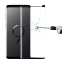 Samsung S9+ panssarilasi (musta reunus) suojakoteloyhteensopiva, S9 plus