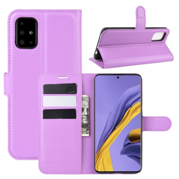 Samsung A51 suojakotelo LT, 3 korttipaikkaa (violetti)
