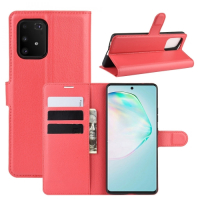 Samsung S10 Lite/ A91/ M80s/ suojakotelo, 3 korttipaikkaa LT (punainen)