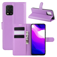 Xiaomi Mi 10 Lite 5G suojakotelo korttipaikoillla (violetti)