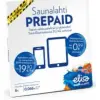 Elisa Saunalahti Prepaid netti 1kk 100 Mbit/s rajaton käyttö Suomessa