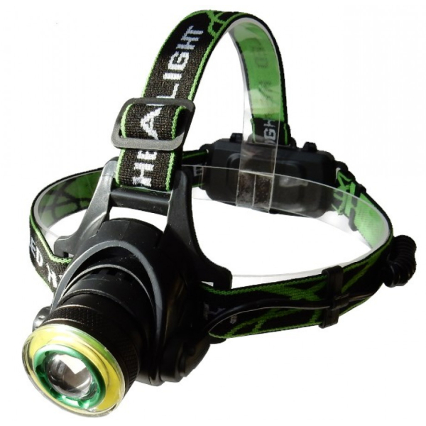 Smartte COB Led Otsalamppu, säädettävä valokeila, Micro-USB lataus