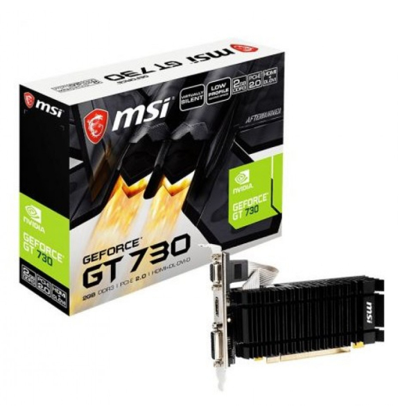 MSI GEFORCE GT730 LOW PROFILE NÄYTÖNOHJAIN 2GB GDDR3