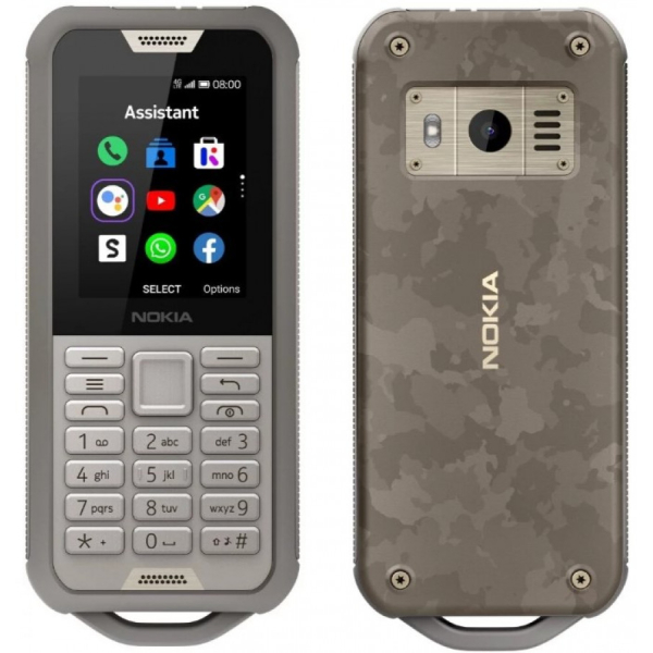 Nokia 800 Tough -iskunkestävä DUAL-SIM puhelin, hiekka