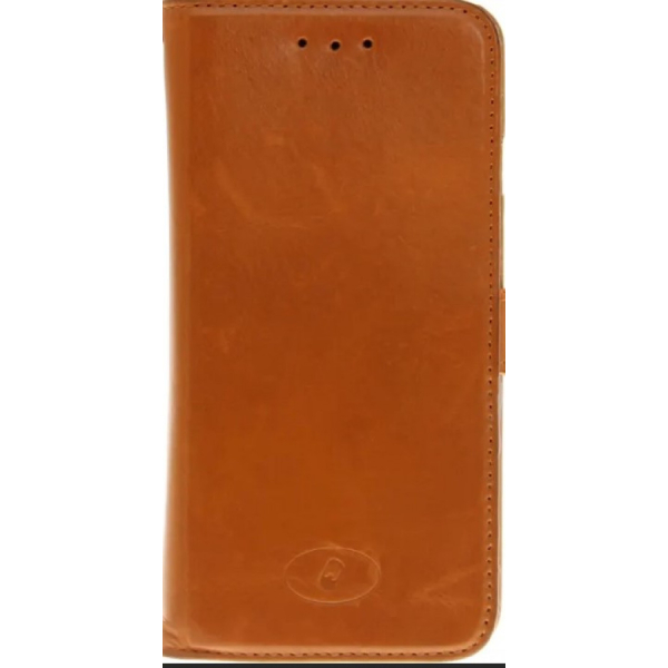 Insmat Premium Flip Case Apple iPhone SE 3 SE 2 ja SE 8/7/6/6S suojakotelo Aitoa nahkaa. Ruskea