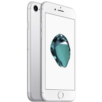 Apple iphone 7 silver 32gb käytetty takuu 1kk 83% akku