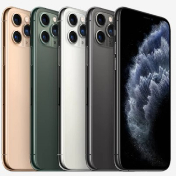 Apple Iphone 11 pro max 64GB Käytetty takalasi rikki  akku 77% takuu 1kk musta