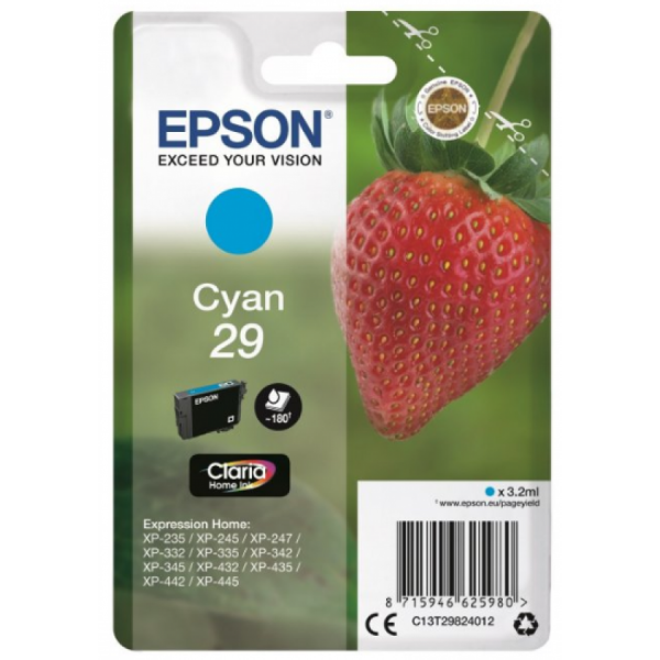 Epson 29 Syaani mustekasetti