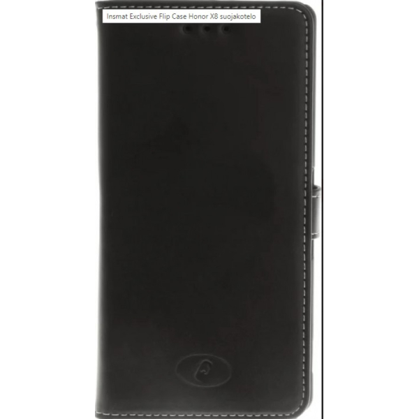 Insmat Exclusive Flip Case Honor X8 aitoa nahkaa oleva suojakotelo