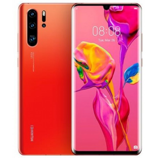 HUAWEI P30 PRO Käytetty, takuu 20.08.2021 asti, punainen 6/128GB