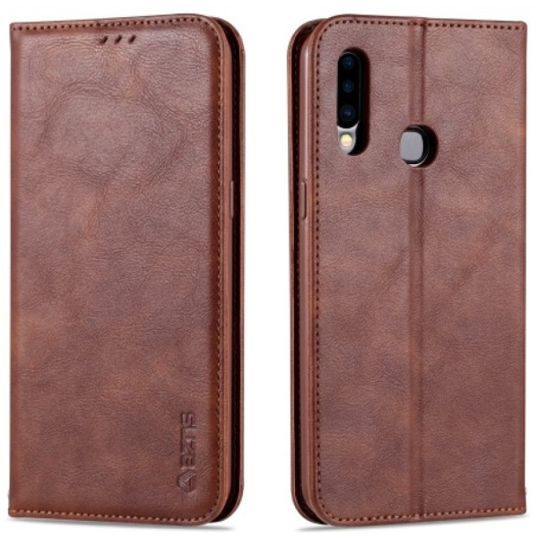Samsung A20s ruskea suojakotelo, AZNS RT
