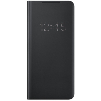 SAMSUNG S21 ULTRA SMART LED VIEW COVER Kotelossa LED-näyttö Antimikrobinen pinnoite Korttipaikat