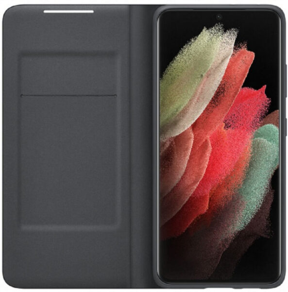 SAMSUNG S21 ULTRA SMART LED VIEW COVER  Kotelossa LED-näyttö Antimikrobinen pinnoite Korttipaikat - Image 2