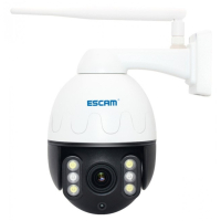 ESCAM Q5068 H.265 5MP Pan / Tilt / 4X Zoom WiFi, IP66 Vedenpitävä IP-kamera, ONVIF tuki, kaksisuuntainen ääni & yönäkö