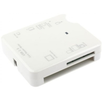 ALL IN 1 HI-SPEED CARD READER USB 2.0 valkoinen