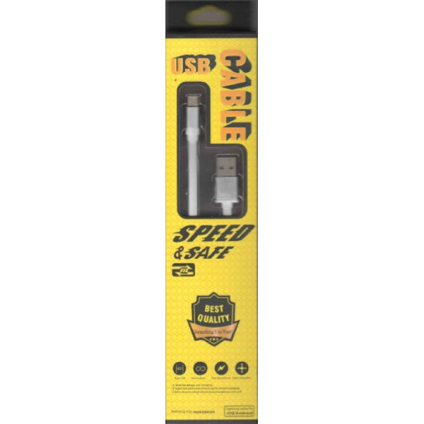 Latausjohto 1m Micro USB / Lightning Hopea