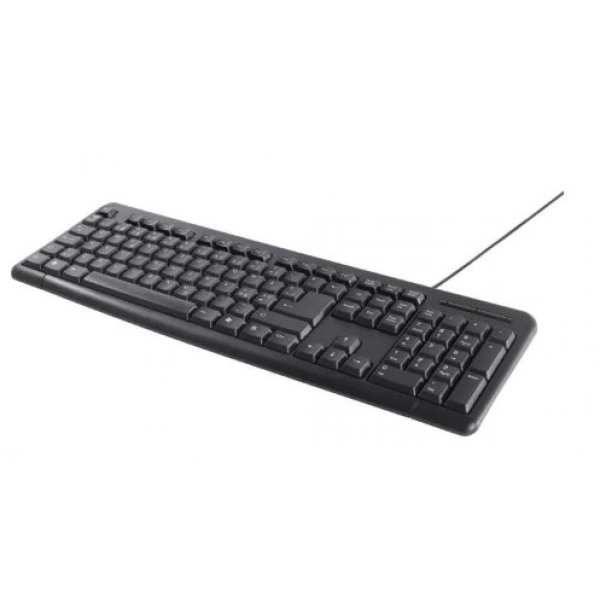 DELTACO USB-näppäimistö, hiljainen, pohjoismainen asettelu, musta