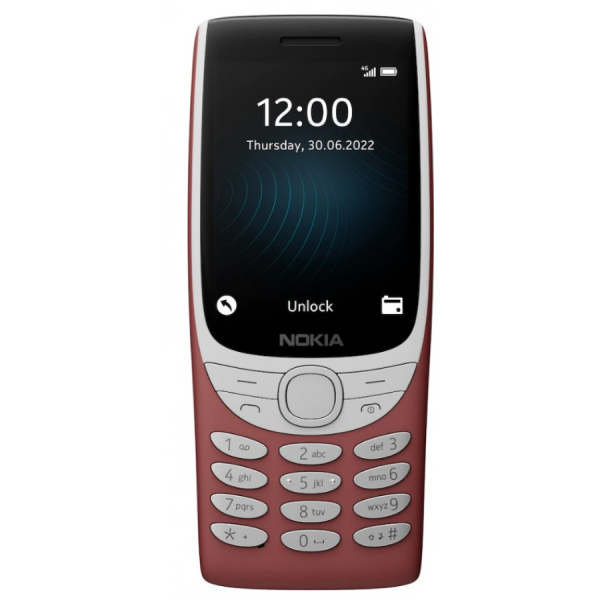 Nokia 8210 4G matkapuhelin Punainen