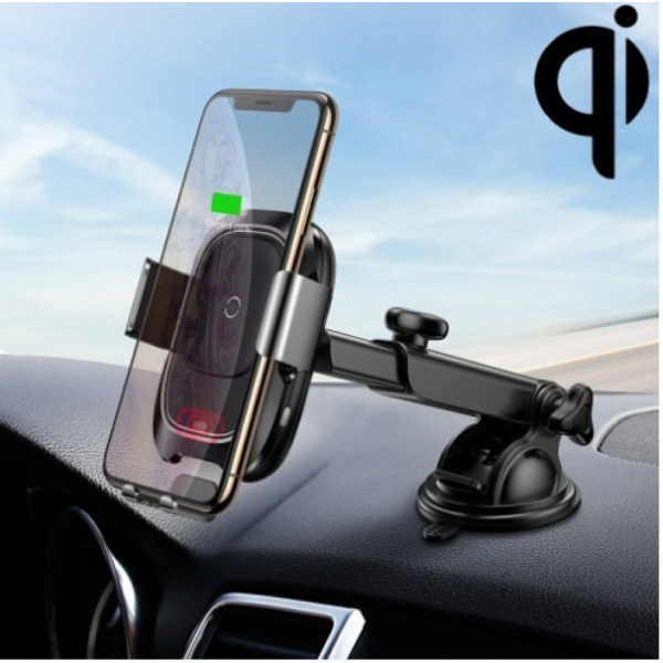Autoteline Langattomalla latauksella 2A Imukuppi, Infrared Sensing Qi Standard Wireless Charger
