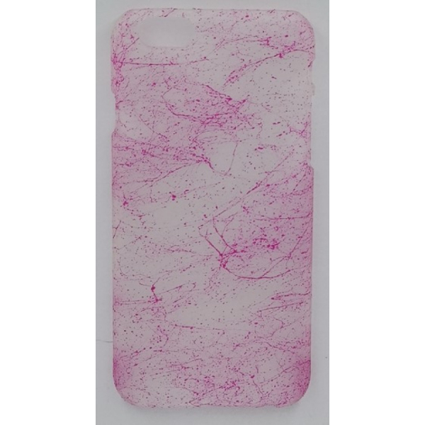 Iphone 6 / 6S Läpinäkyvä Punertava Suojakuori