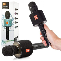 V8 KÄSIKÄYTTÖINEN KTV KARAOKE mikrofoni, LANGATON KANNETTAVA BLUETOOTH MIKROFONIKAIUTIN