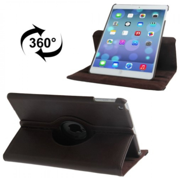 iPad 9.7 (2018) & iPad 9.7 (2017) & Air 2 & Air ruskea suojakotelo