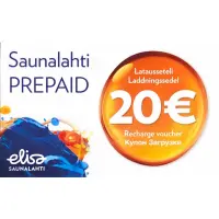 Elisa saunalahti prepaid-latausseteli 20 euroa
