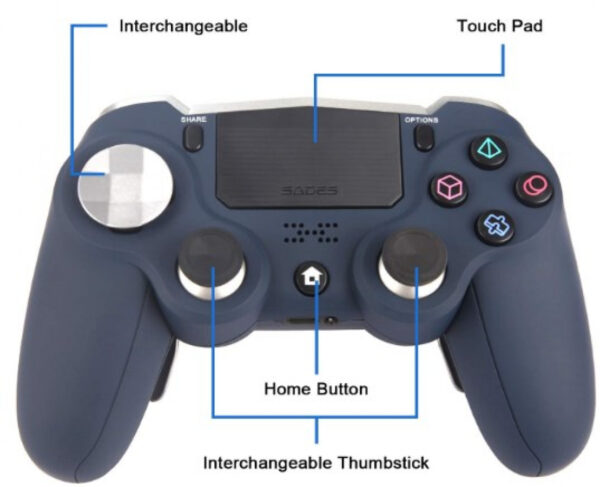 PS4 Elite Wireless Controller, PC Gamepad Controller - Image 2