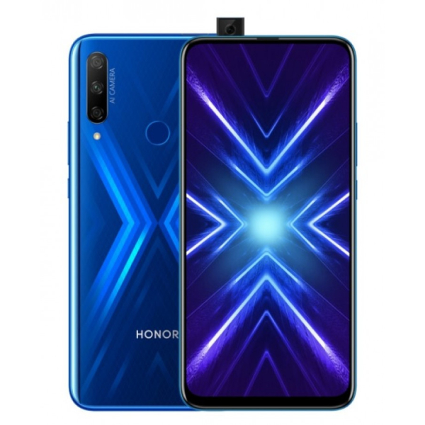 Honor 9X 4/128Gb sininen takuu 24kk