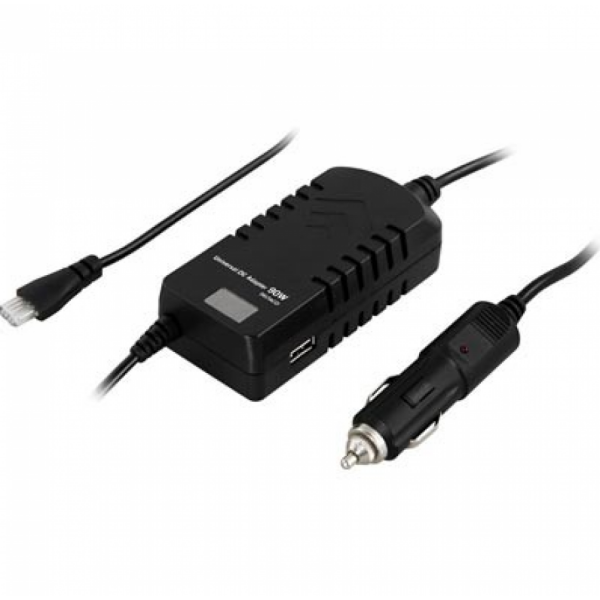 DELTACO universaali kannettavan autolaturi