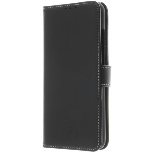 Honor 20 Lite  musta suojakotelo, aitoa nahkaa, Insmat EXCLUSIVE FLIP CASE