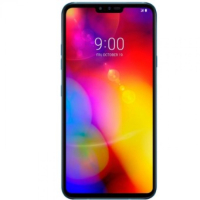 LG V40 ThinQ 6/128GB IP68 Sininen, MIL-STD 810G, 5 kameraa