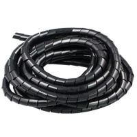 5m johtojen organisoija, PE-kierreputki, Musta