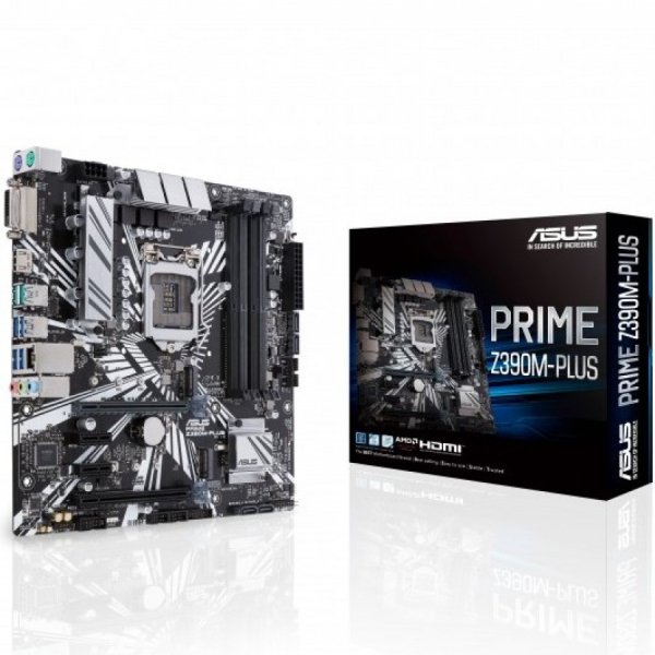 ASUS PRIME Z390M-PLUS LGA1151 mikro ATX emolevy